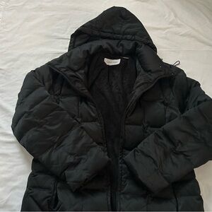 Calvin Klein Women's Quilted Black Puffer Coat